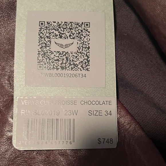 Zadig & Voltaire Leather Blazer - Picture 4 of 4